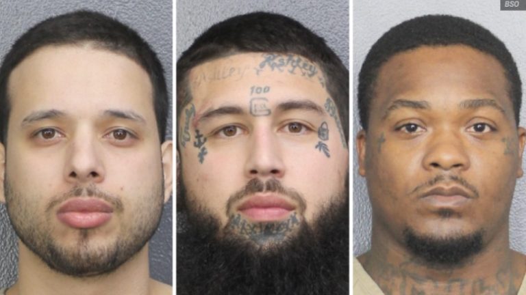 Tras las rejas tres sujetos por posesión ilícita de armas y tráfico de sustancias controladas en Florida