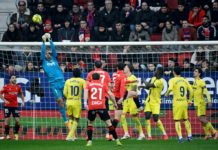 El Villarreal empata ante Osasuna y se descuelga en pelea por LaLiga