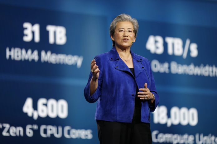 Lisa Su, directora ejecutiva y presidenta de Advanced Micro Devices Inc. (AMD), el 5 de enero de 2026 en Las Vegas. AFP