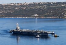 El USS Gerald Ford acecha a Irán desde el Mediterráneo