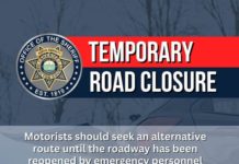 Cierre temporal en Mahan Gap Road por accidente múltiple