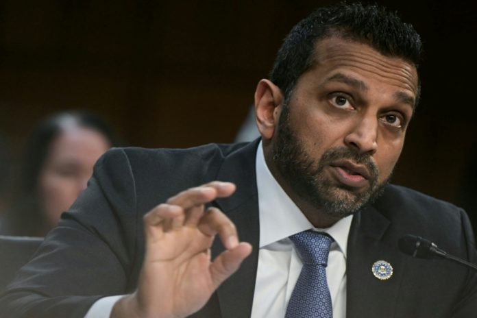 El director del FBI, Kash Patel, testifica ante el Comité de Inteligencia del Senado de EEUU, en Washington, el 18 de marzo de 2026. AFP