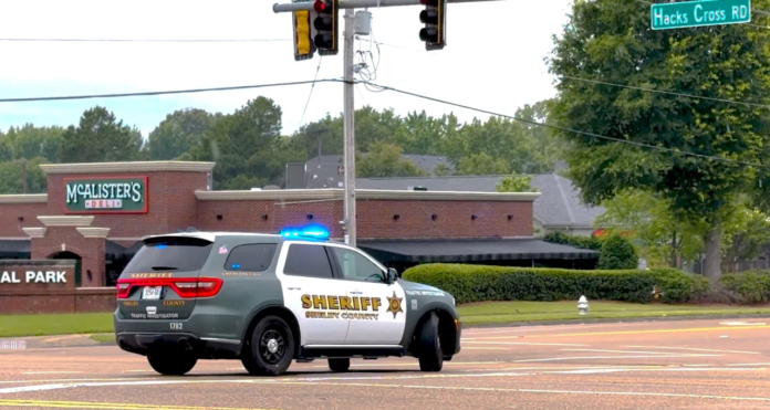 Woman injured in crash on Hacks Cross. (Shelby County Sheriff’s Office)