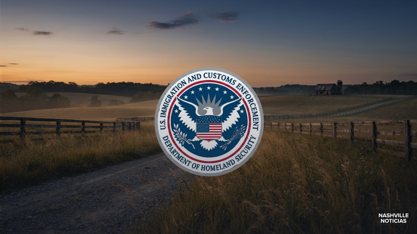Zona rural de Adams, Tennessee, posible sitio de un nuevo centro de coordinación de ICE según documentos de contrato federal.