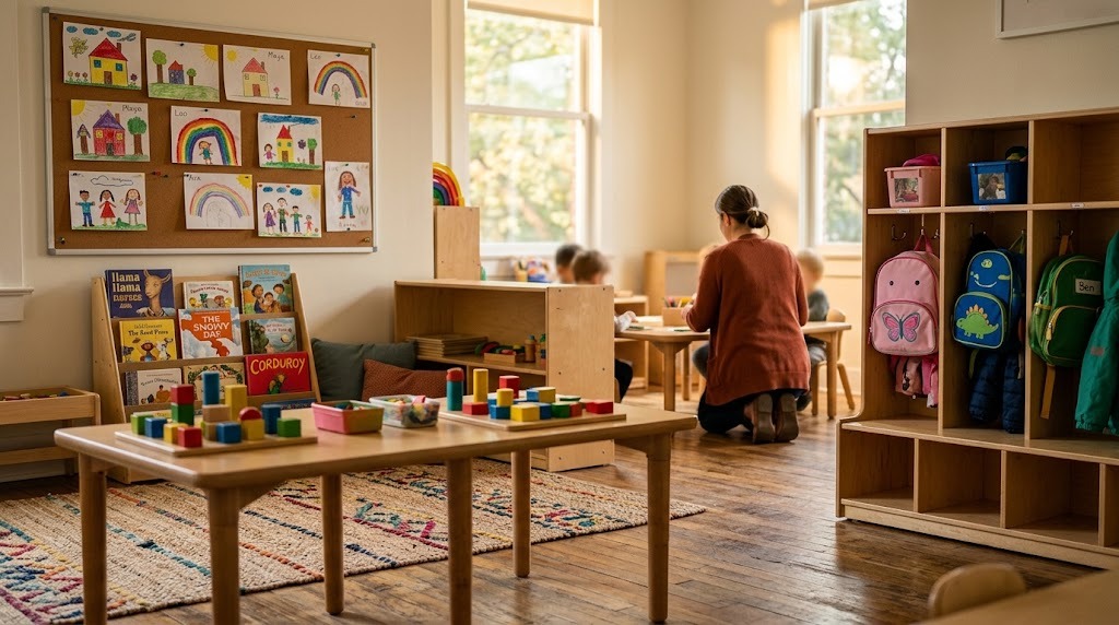 Aula de una guardería en Nashville, donde la beca REAP apoyará a educadores de la primera infancia