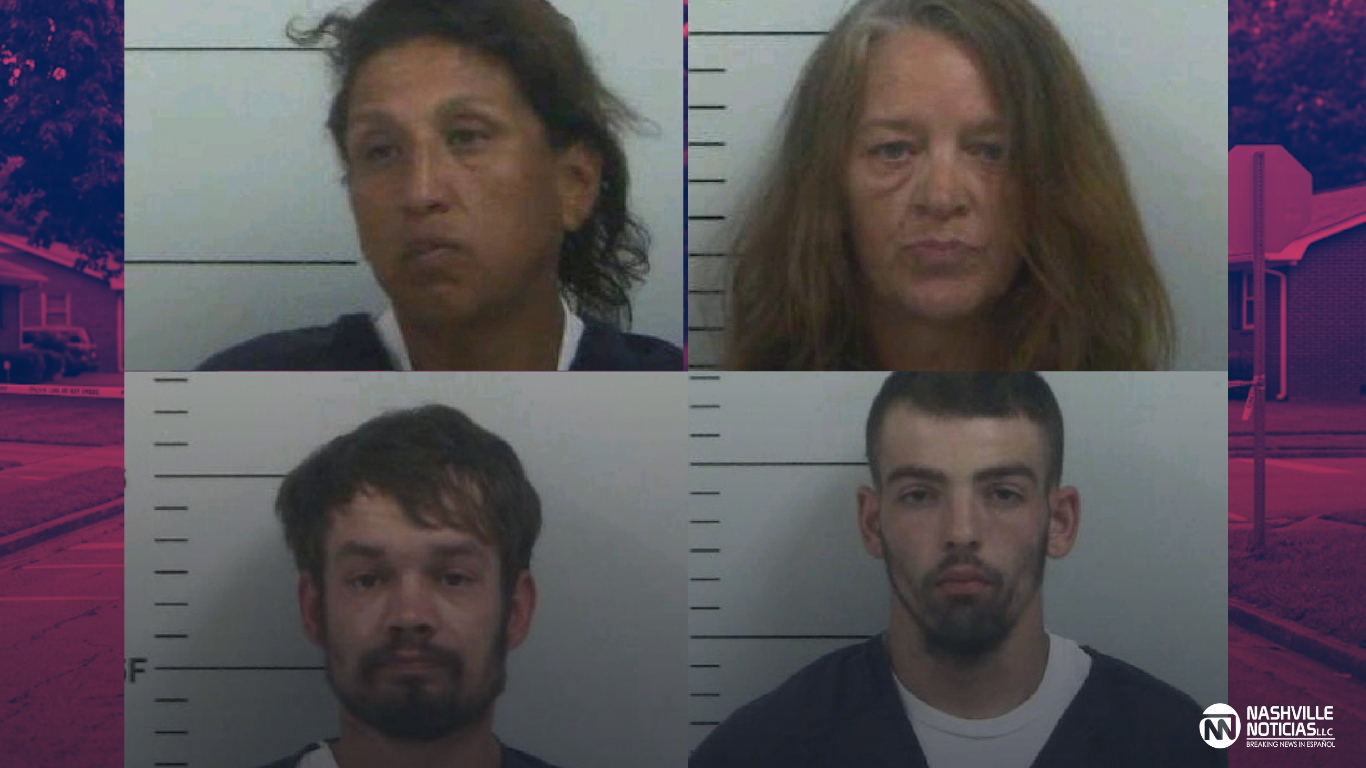 Cuatro arrestados por allanamiento en el condado de Putnam, Tennessee: Bernadette Brown, Ann Waterson, Brian Carlton y Daniel Clark