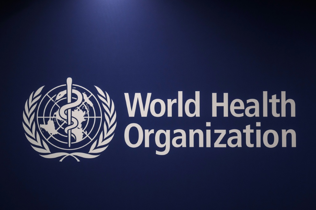 Logotipo de la OMS, organismo que China aspira a dirigir con su candidata Song Li