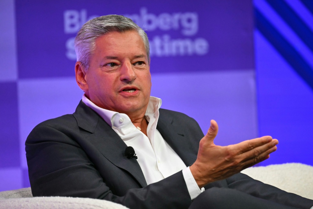 Ted Sarandos, codirector ejecutivo de Netflix, durante la conferencia Bloomberg Screentime en Los Ángeles